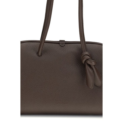 Jacquemus Brown Calf Leather Bos Taurus Handbag