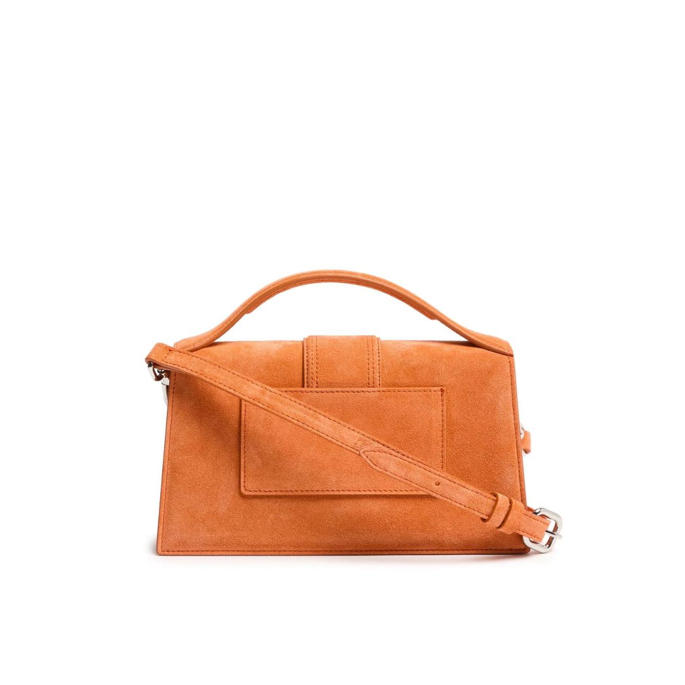 Jacquemus Terracotta Leather Le Grand Bambino Handbag
