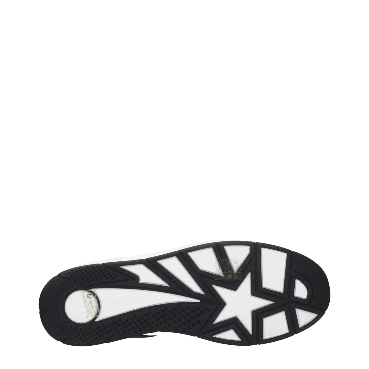 Jimmy Choo Black Leather Sneakers