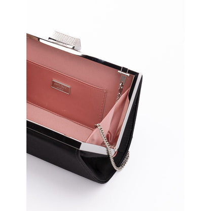 Jimmy Choo Black Satin Crossbody Bag