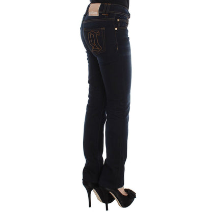John Galliano Blue Wash Cotton Slim Fit Jeans