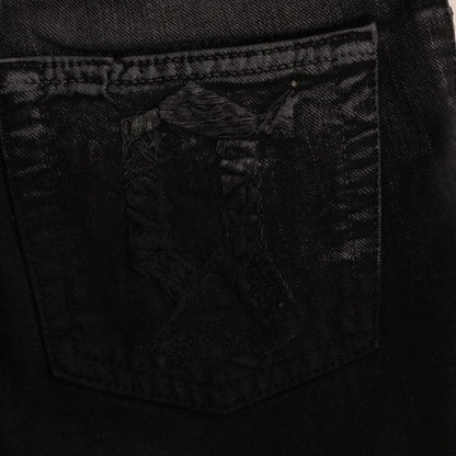 John Galliano Gray Wash Cotton Stretch Regular Fit Jeans