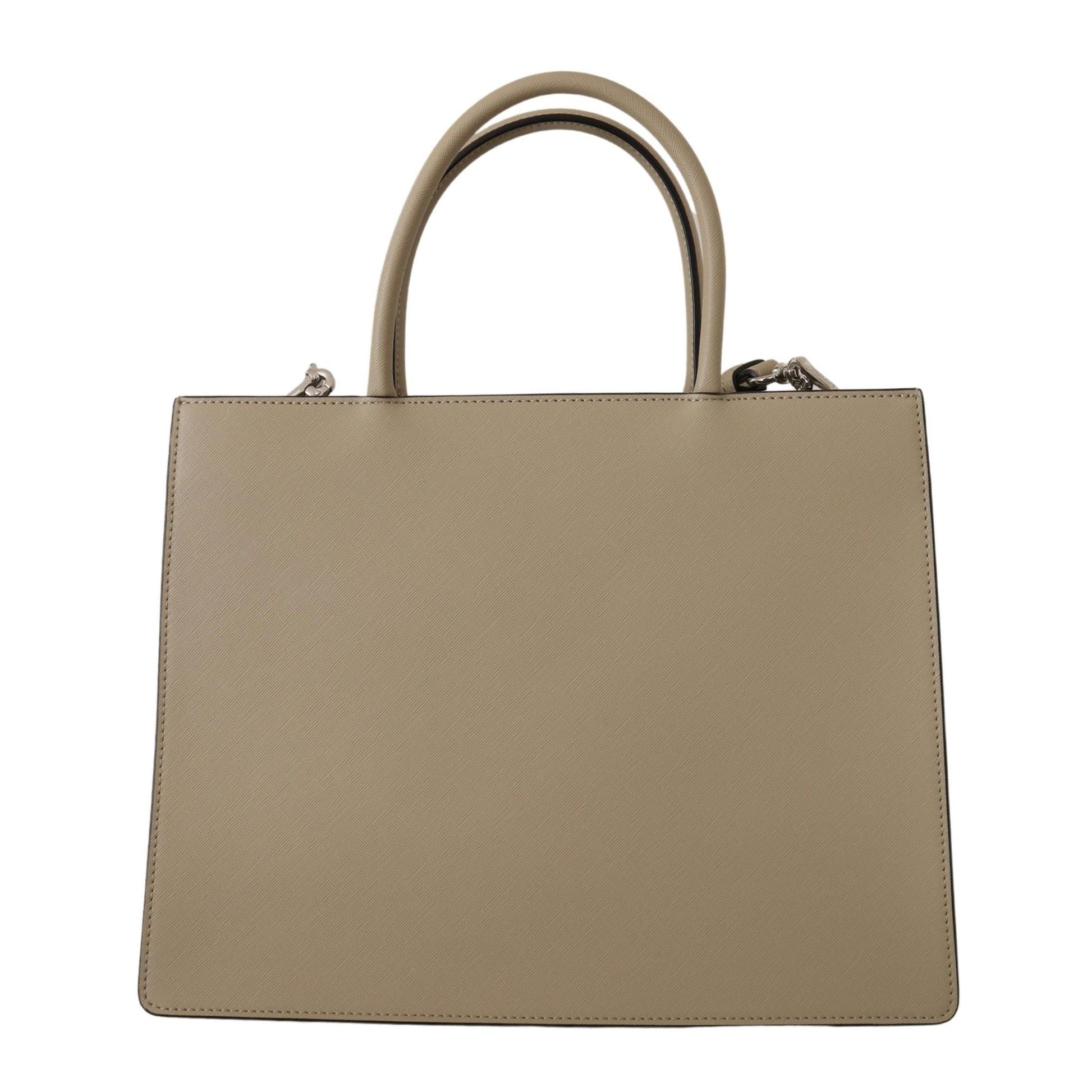 Karl Lagerfeld Sage Green Polyurethane Tote Shoulder Bag