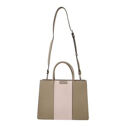 Karl Lagerfeld Sage Green Polyurethane Tote Shoulder Bag