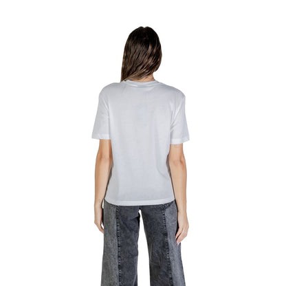 Karl Lagerfeld White Cotton T-Shirt