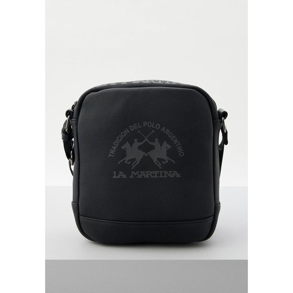 La Martina Black Polyethylene Crossbody Bag