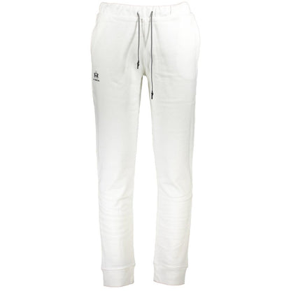 La Martina White Cotton Pant