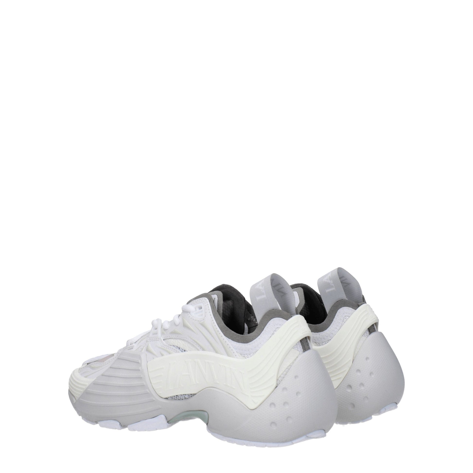 Lanvin White Leather Athletic Sneakers