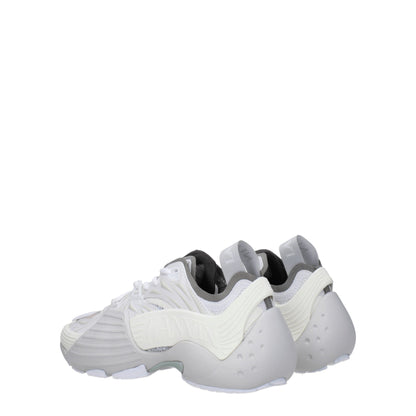 Lanvin White Leather Athletic Sneakers