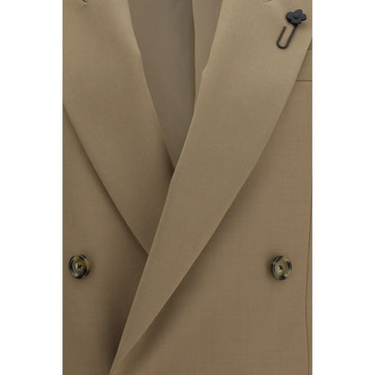 Lardini Beige Wool Oves Aries Blazer