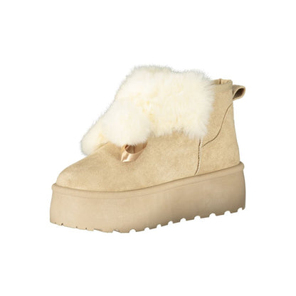 Laura Biagiotti Beige Polyester Ankle