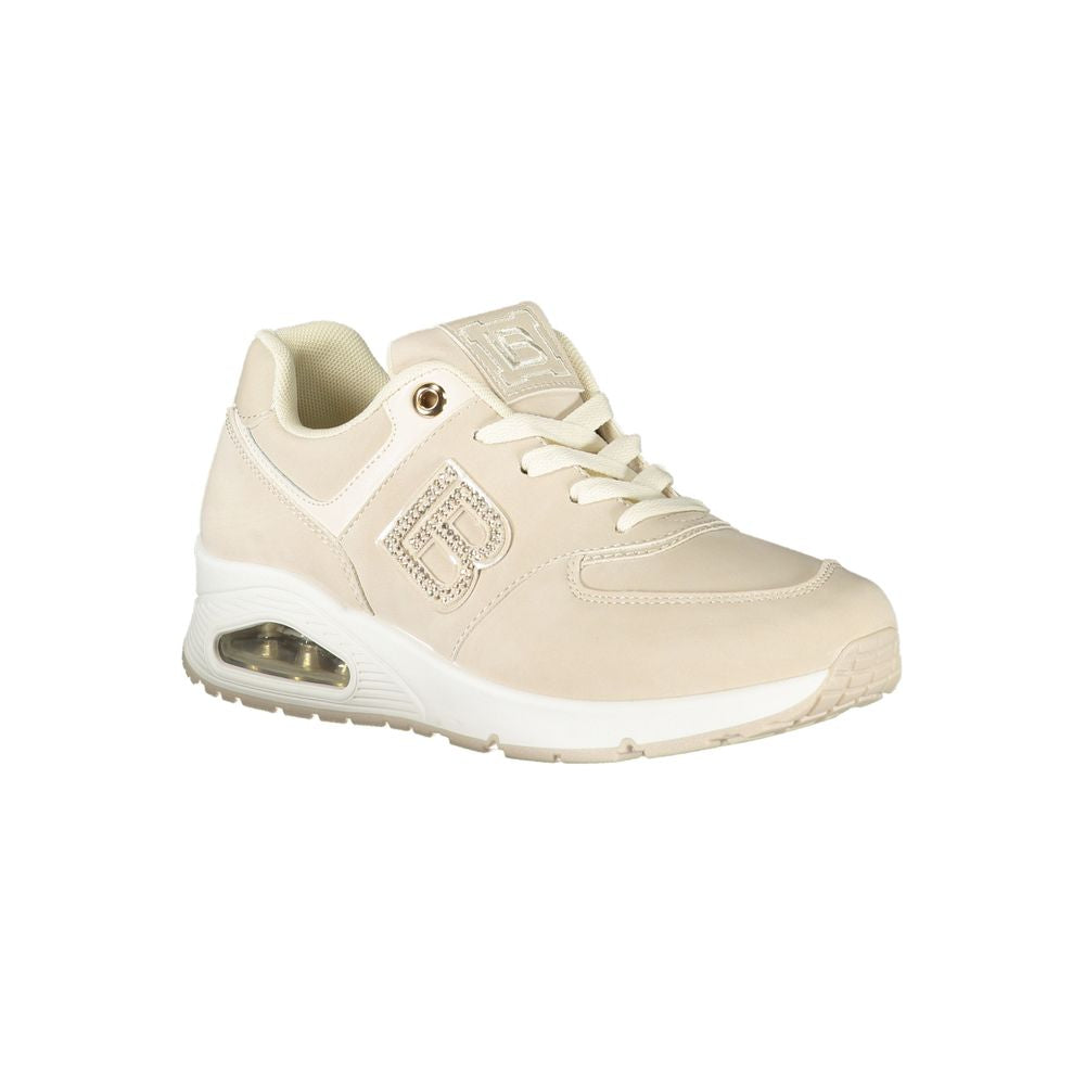 Laura Biagiotti Beige Polyester Sneakers