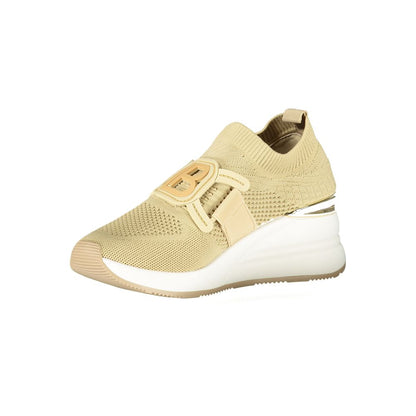 Laura Biagiotti Beige Polyester Sneakers