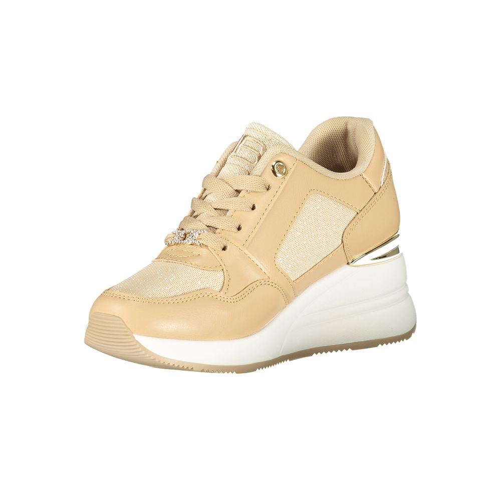Laura Biagiotti Beige Polyester Sneakers