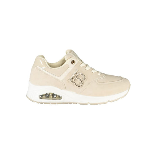 Laura Biagiotti Beige Polyester Sneakers