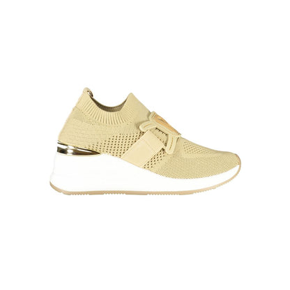 Laura Biagiotti Beige Polyester Sneakers