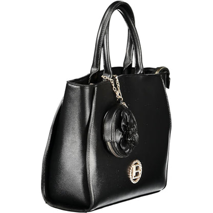 Laura Biagiotti Black PVC Women Handbag