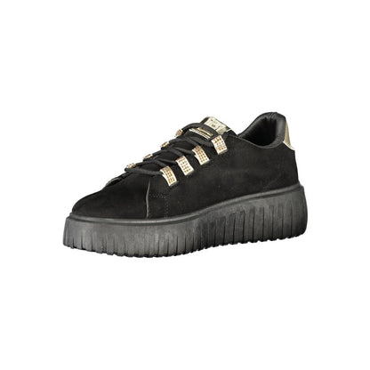 Laura Biagiotti Black Polyester Sneaker