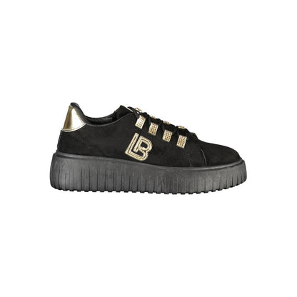 Laura Biagiotti Black Polyester Sneaker