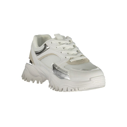 Laura Biagiotti White Polyurethane Women Sneaker