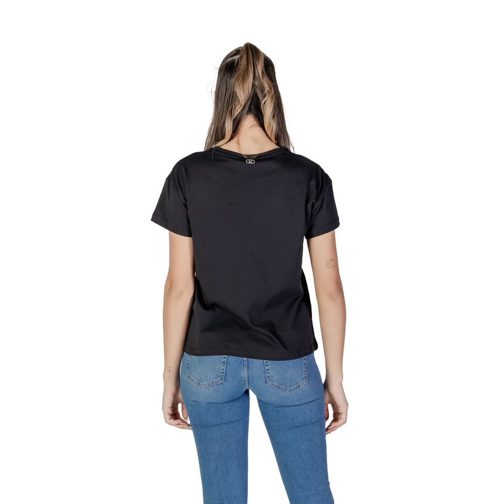 Liu Jo Black Cotton T-Shirt