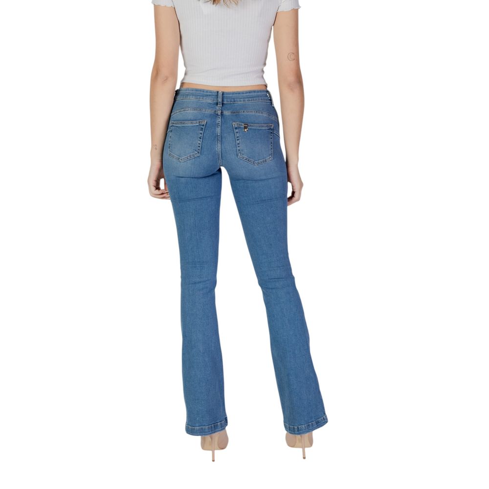 Liu Jo Light Blue Cotton Bootcut Jean