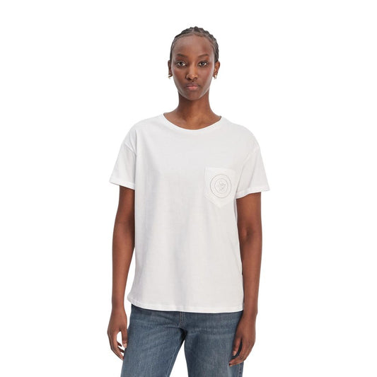 Liu Jo White Cotton T-Shirt