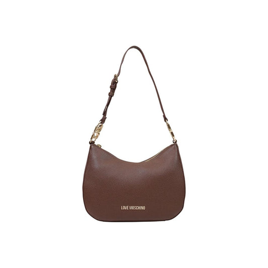 Love Moschino Brown Polyethylene Handbag