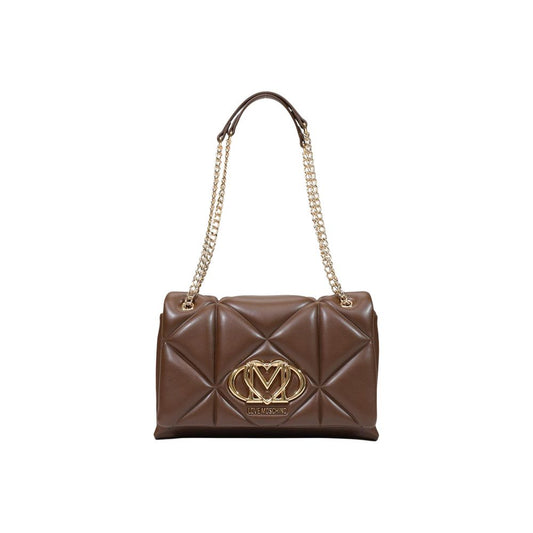 Love Moschino Brown Polyethylene Handbag