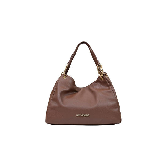 Love Moschino Brown Polyethylene Handbag