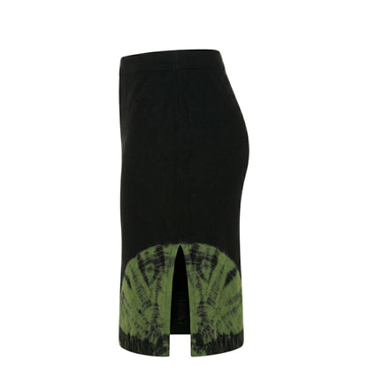 Malo Green Cotton Women Skirt