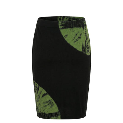 Malo Green Cotton Women Skirt