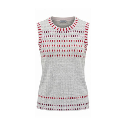 Malo Grey Silk Women Sweater