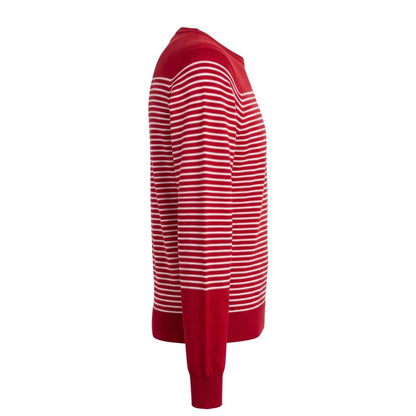 Malo Red Cotton Men Sweater