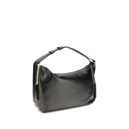 Marc Jacobs Black Calf Leather Bos Taurus Handbag