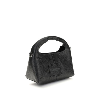 Marc Jacobs Black Calf Leather Bos Taurus Shoulder Bag