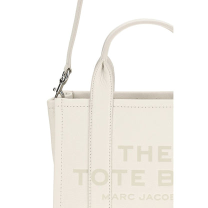 Marc Jacobs White Calf Leather Bos Taurus Handbag