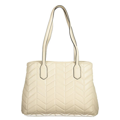Mario Valentino Beige Polyurethane Women's Bag