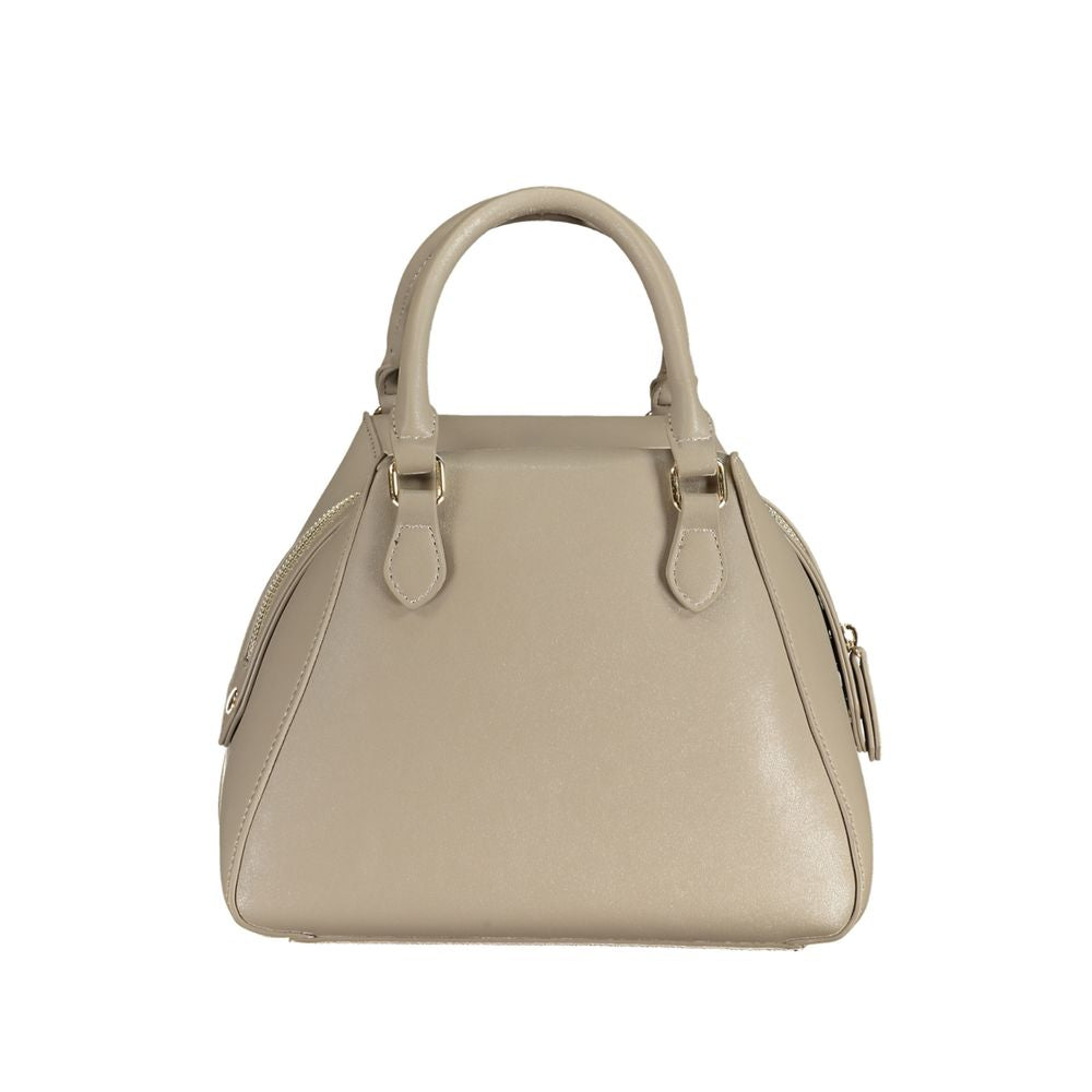 Mario Valentino Beige Polyurethane Women's Handbag