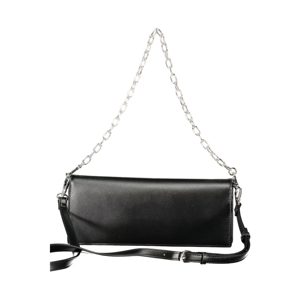 Mario Valentino Black Polyethylene Women Handbag