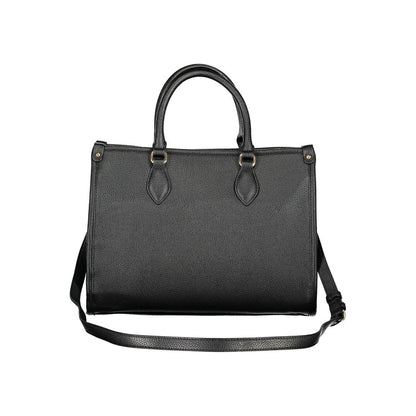 Mario Valentino Black Polyurethane Women Handbag