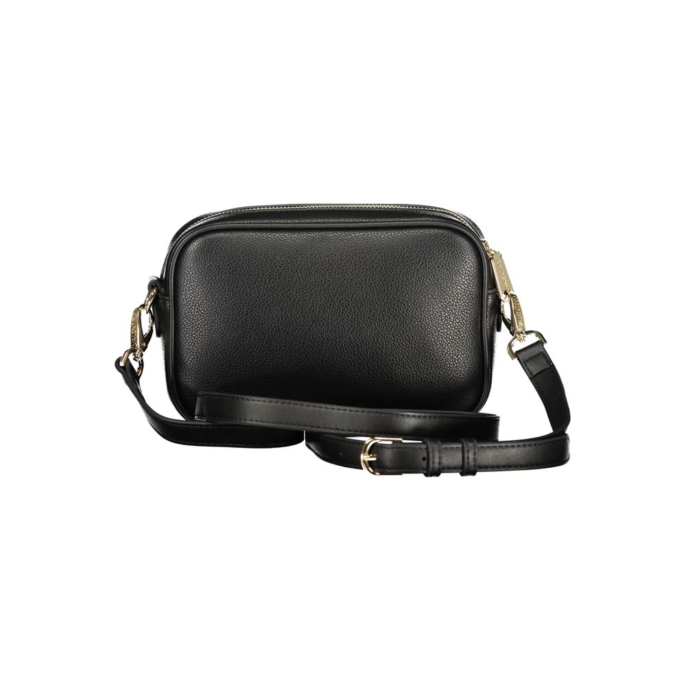 Mario Valentino Black Polyurethane Women Handbag