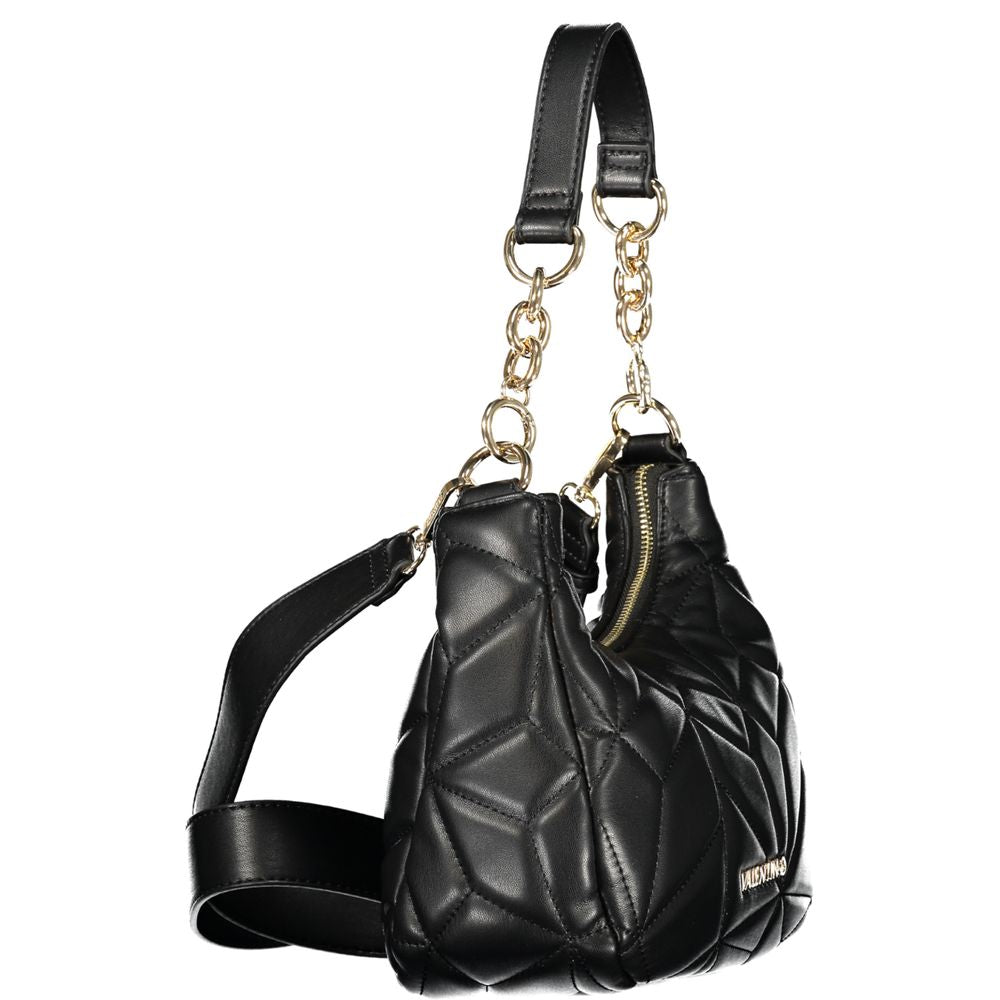 Mario Valentino Black Polyurethane Women Handbag