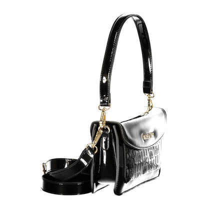 Mario Valentino Black Polyurethane Women Handbag