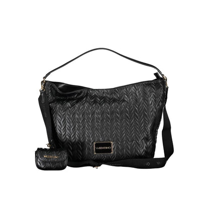 Mario Valentino Black Polyurethane Women's Bag