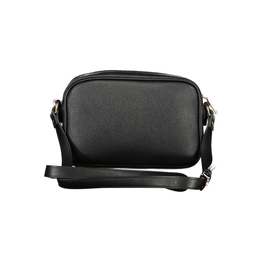 Mario Valentino Black Polyurethane Women's Crossbody Bag
