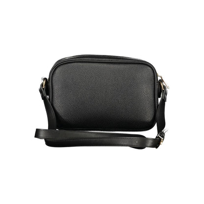 Mario Valentino Black Polyurethane Women's Crossbody Bag