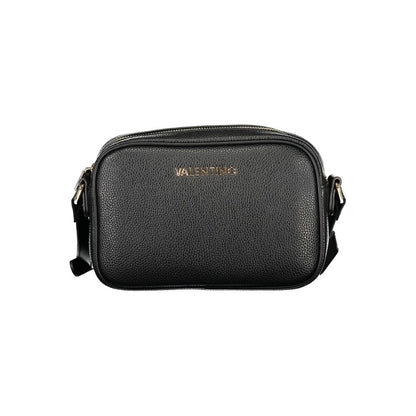 Mario Valentino Black Polyurethane Women's Crossbody Bag