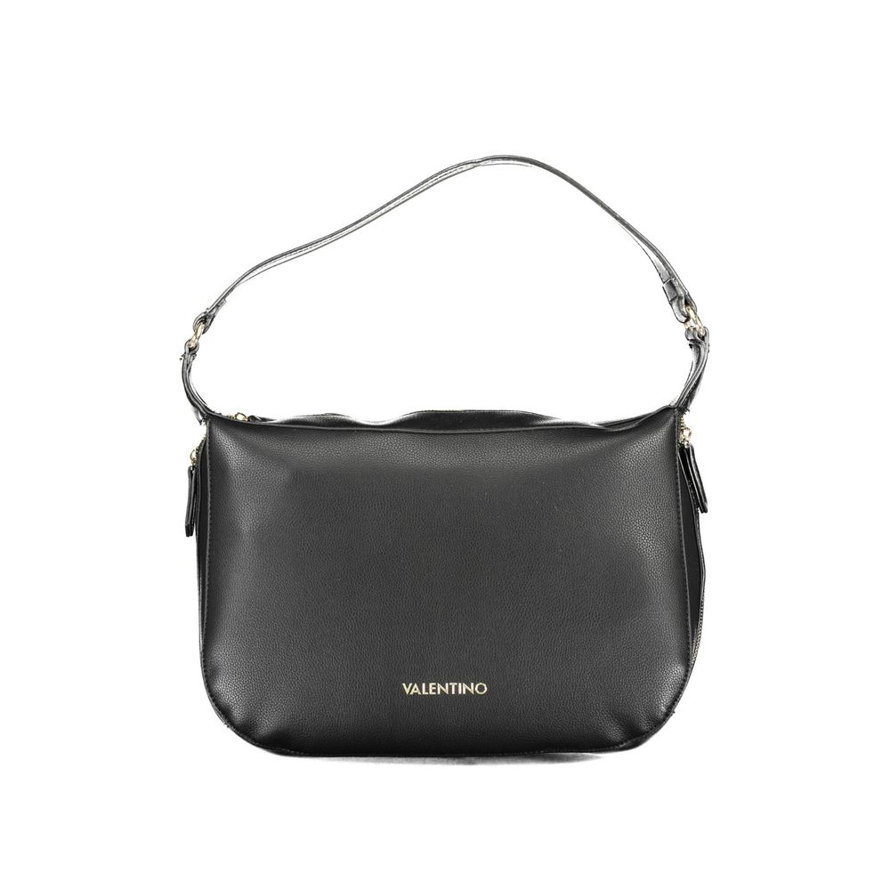 Mario Valentino Black Polyurethane Women's Shoulder Bag