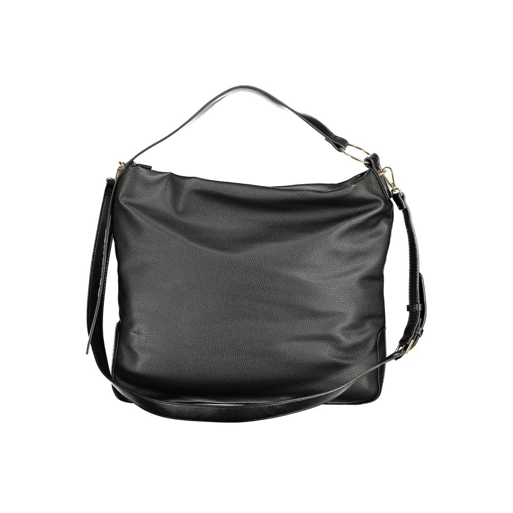 Mario Valentino Black Women's Polyurethane Shoulder Bag